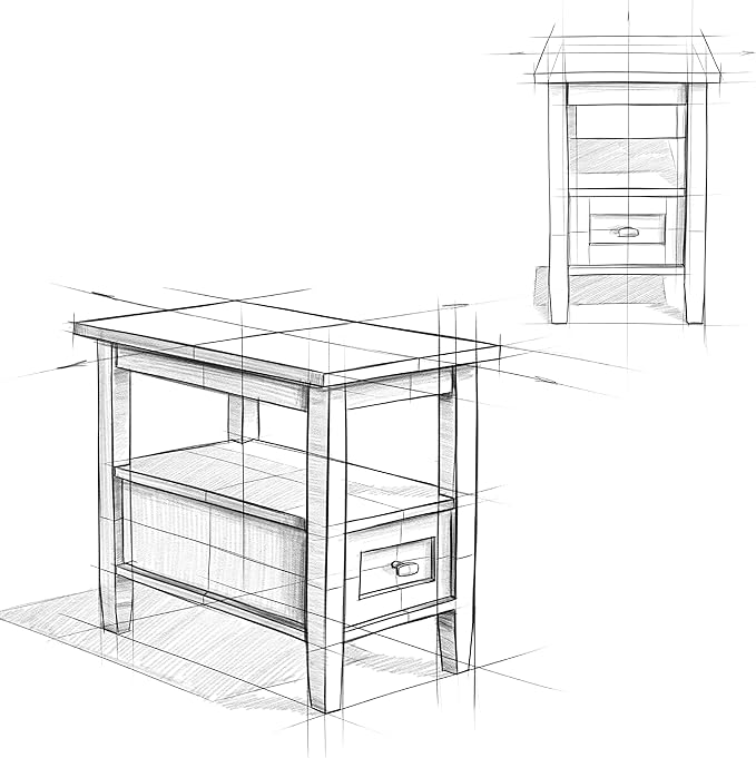 SIMPLIHOME Warm Shaker Solid Wood 14 inch Wide Transitional-Style Narrow Sides - Image 10
