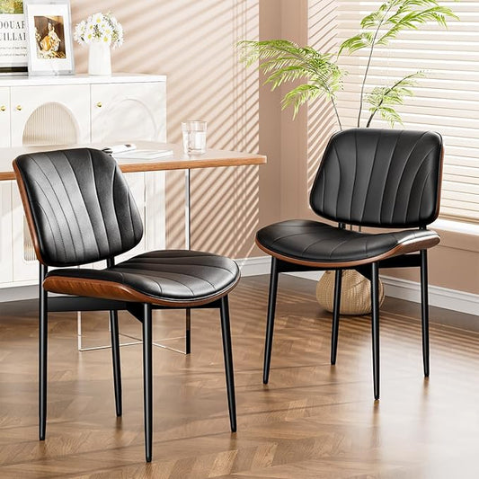 YaFiti Dining Chairs Set of 2, Dining Room and Kitchen Chairs, Mid Century by YaFiti