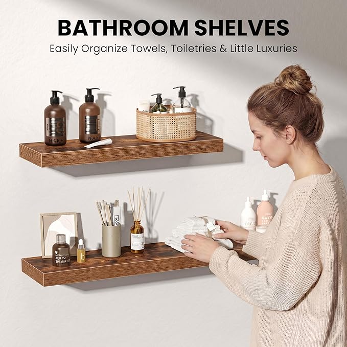 Fun Memories 67Inch Long Floating Shelves, 8 Inch Deep Shelves - Image 7