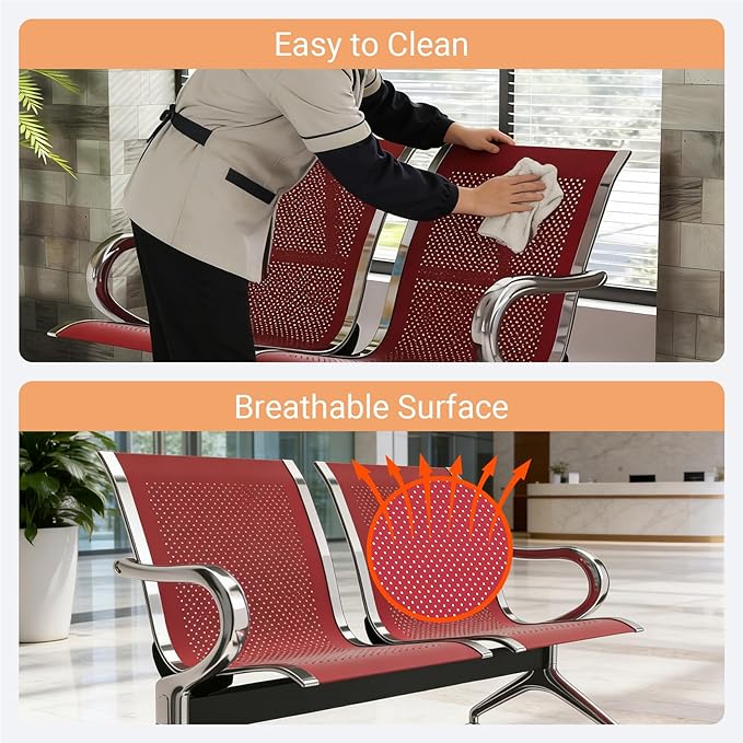 Kinfant 2-Seat Waiting Room Chair - Image 6