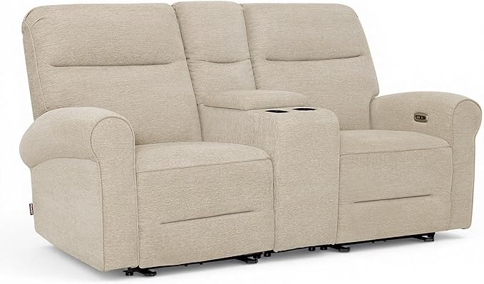 MCombo 78.3" Wall Hugger Power Loveseat Recliner Sofa by MCombo