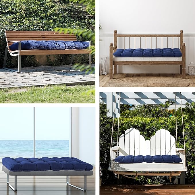 IPYNBAP Outdoor Bench Cushion, Waterproof Bench Cushion - Image 8