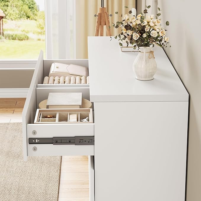 Jocoevol White 6 Drawer Dresser - Image 6