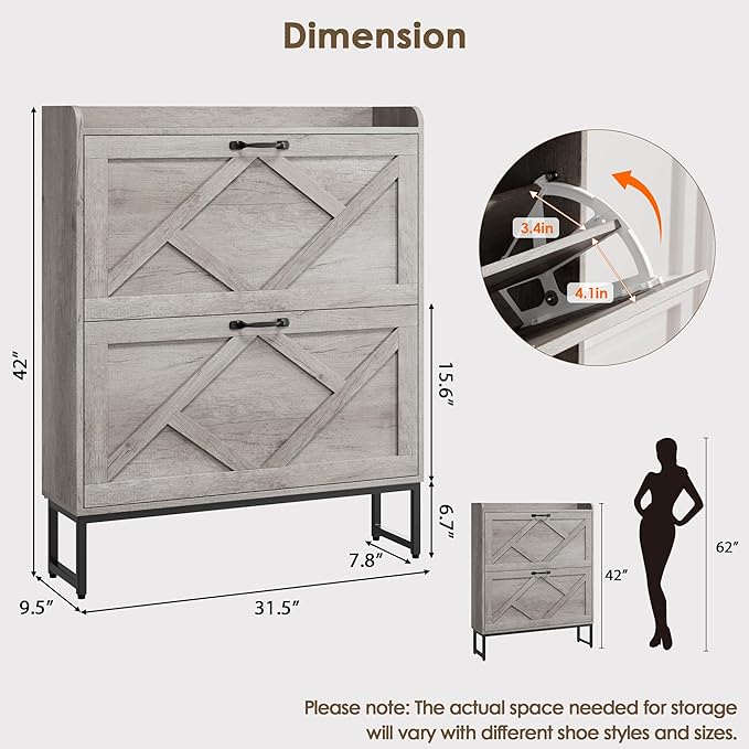 Nicetree Shoe Storage Cabinet - Image 2