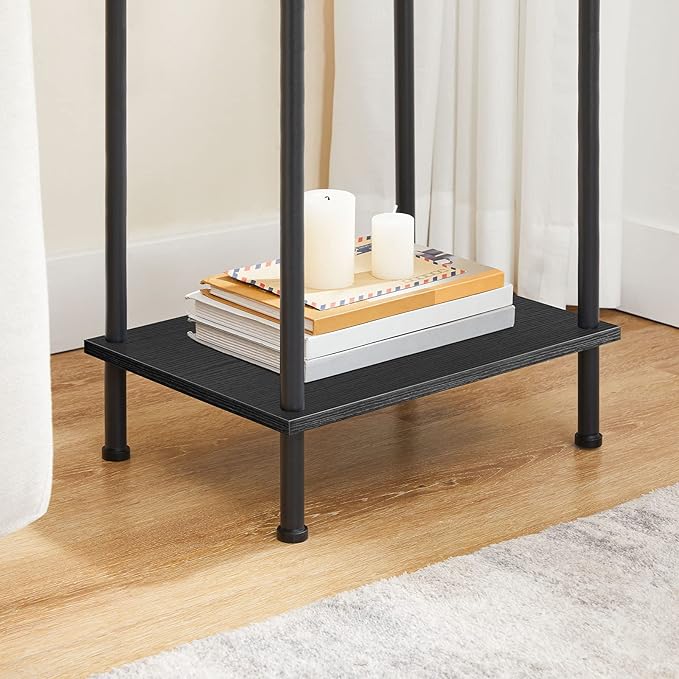 HOOBRO Side Table with Charging Station, End Table with USB Port and Outlets - Image 7