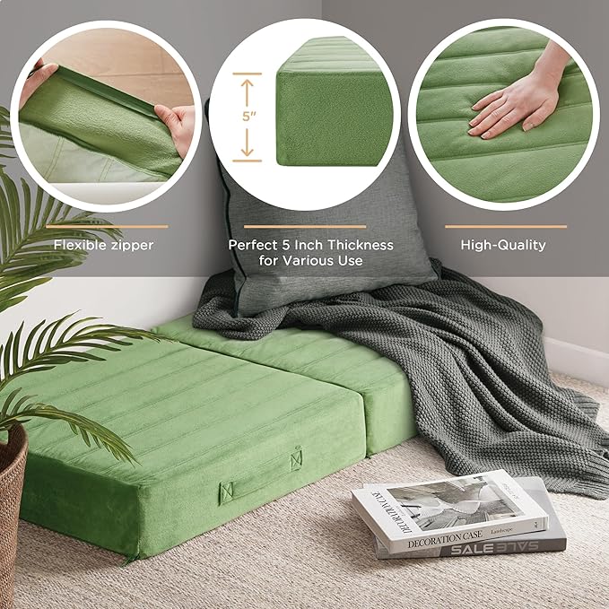 Codi Floor Cushions for Adults, Large Meditation Pillows - Image 3