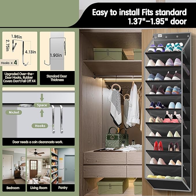 Kotkn 10 Tier Over The Door Organizer - Image 4