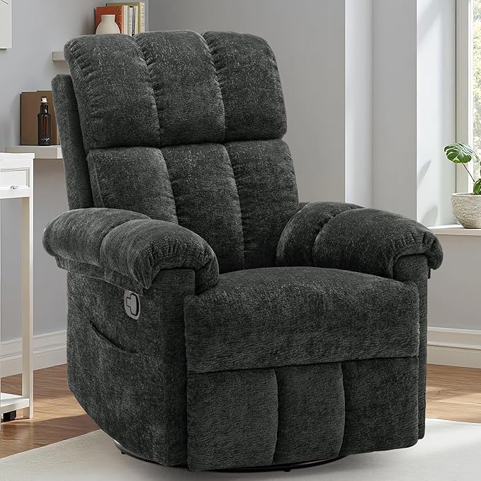 Korser Recliner Chair, Swivel Rocker Recliner Chair by KORSER