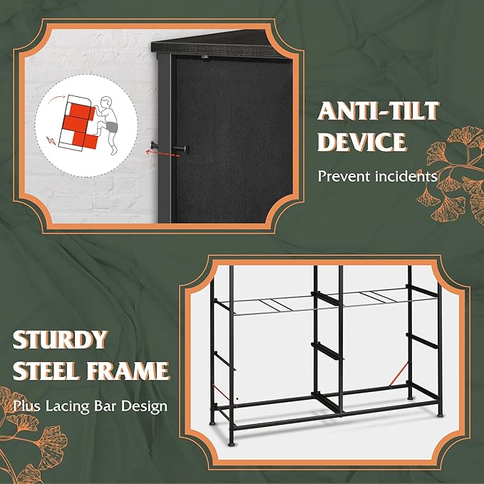 WLIVE Dresser for Bedroom with 8 Drawers, Wide Fabric Dresser for Storage and - Image 8