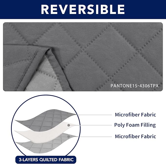 PureFit Water Resistant Reversible Sofa Covers - Image 5