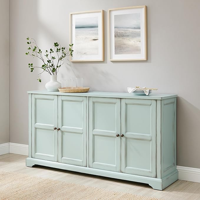 Crosley Furniture Holbrook Traditional Sideboard Buffet Cabinet, Kitchen Storage - Image 8