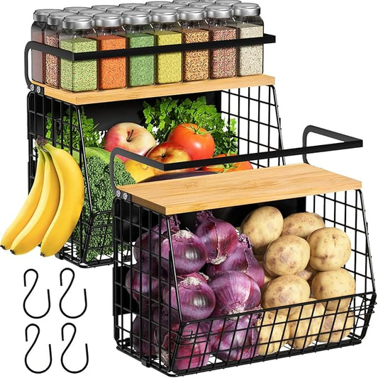 2 Set Magnetic Shelf for Refrigerator by Ofiray-home