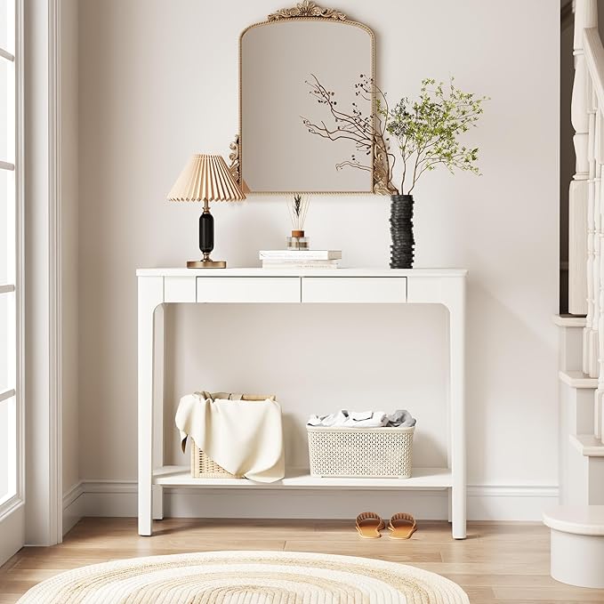AQIMUELE Wood Console Table - Image 5