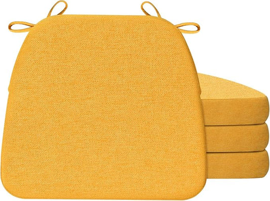 AAAAAcessories D-Shaped Chair Cushions, Machine-Washable Cover by AAAAAcessories