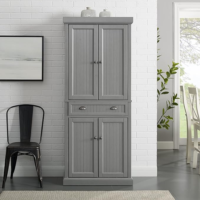 Crosley Furniture Seaside Coastal Pantry Storage Cabinet - Image 7