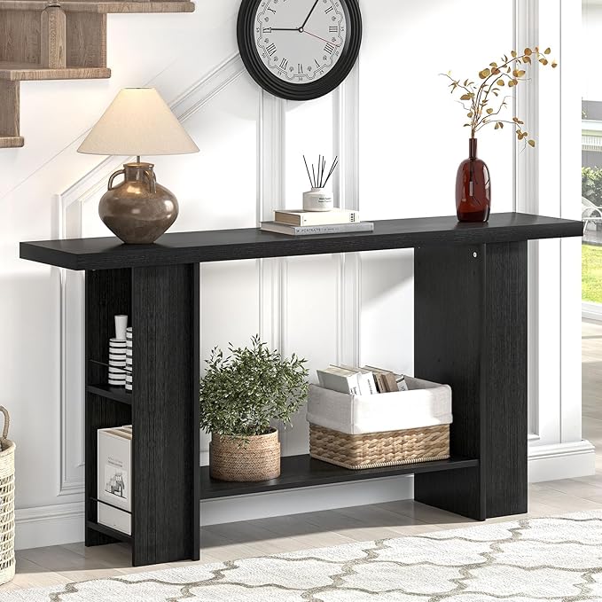 FOLUBAN Black Entryway Table by FOLUBAN