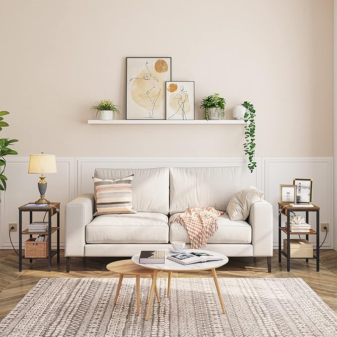 HOOBRO Side Tables Set of 2 - Image 9