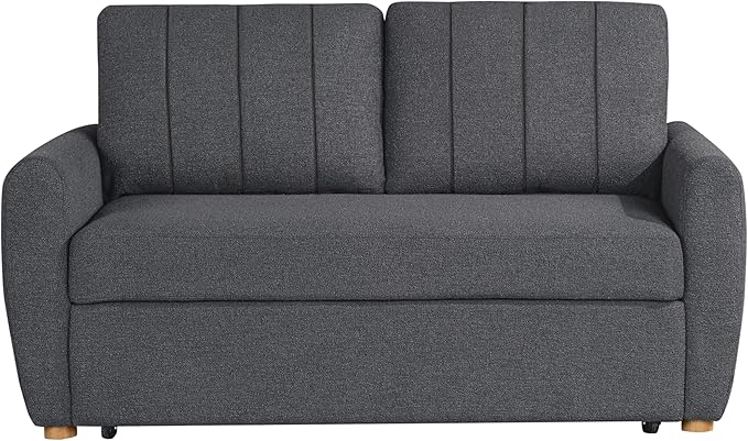 Serta Galway 66.5" Convertible Sleeper Loveseat, Full Size, Dreamcoil Comfort - Image 3