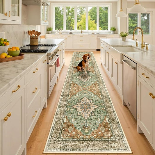 RELEANY Area Rugs 2'x10' Runner Rug Non Slip Washable by RELEANY