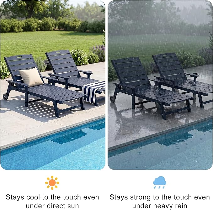 Outdoor Lounge Chair Set of 2 - Image 7
