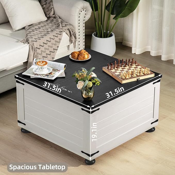 Joaxswe Farmhouse Coffee Table - Image 4