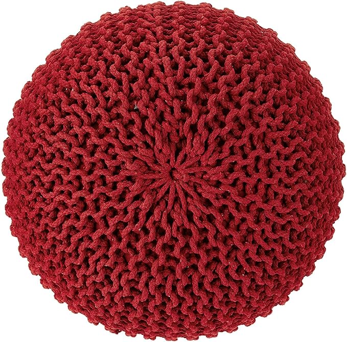 · REDEARTH · Round Pouf Ottoman - Image 4
