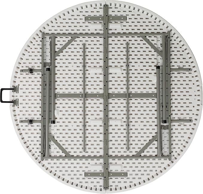 Flash Furniture Scarborough 5' Round Plastic Folding Table - Image 4