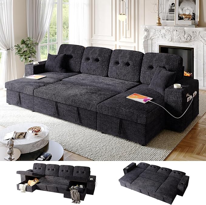 Modular Sectional Sleeper Sofa Bed, Couches by Bonroyo-FindYourPlace