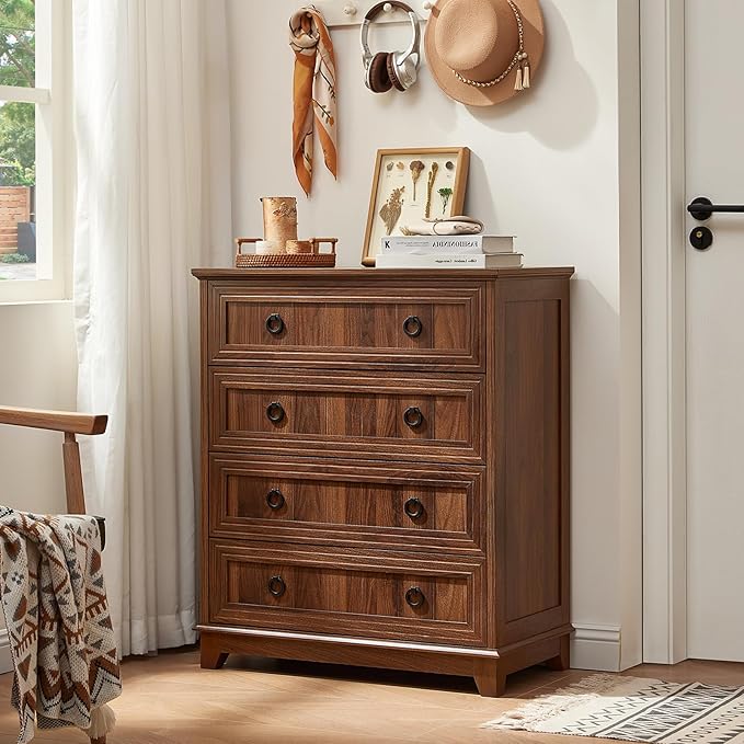 Joaxswe Farmhouse 4 Drawer Dresser - Image 12