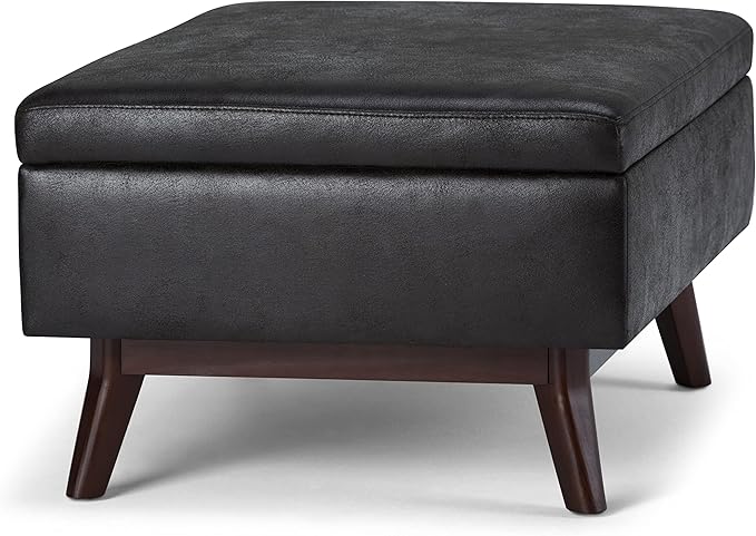 SIMPLIHOME Owen Coffee Table Storage Ottoman - Image 9