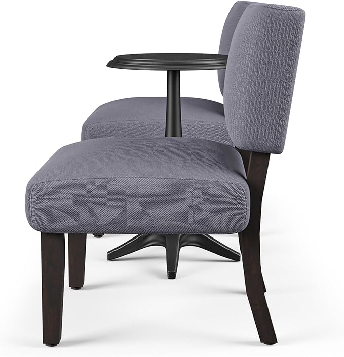 Furniture of America Jetson Wood 3-Piece Accent Table and Chair Set in Gray - Image 3