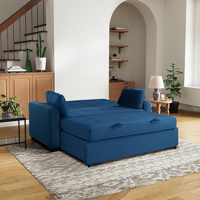 Serta Ainsley 72.6" Convertible Sleeper Sofa, Queen Size, Dreamcoil Comfort - Image 7