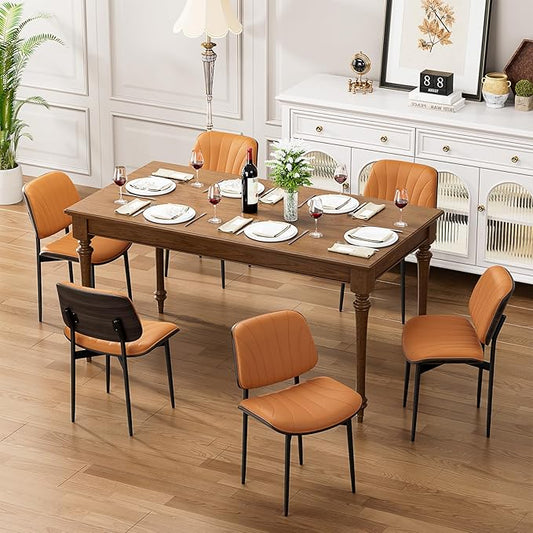 YaFiti Dining Chairs Set of 6, Mid Century Modern Dining Room and Kitchen Chairs by YaFiti