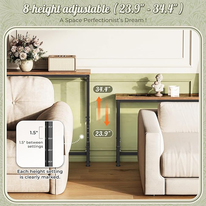 Huuger 110.2 Inch Sofa Table - Image 4