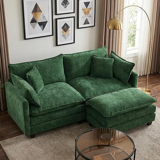 78” Modular Sectional Sofa, L Shaped Cloud Couch by Unknown