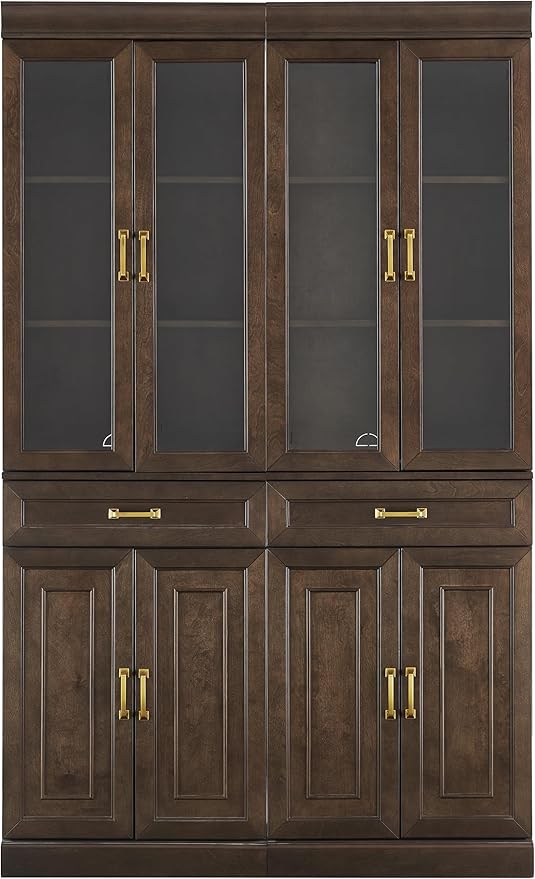 Crosley Furniture Stanton 2-Piece Glass Door Kitchen Storage Pantry Cabinet - Image 4