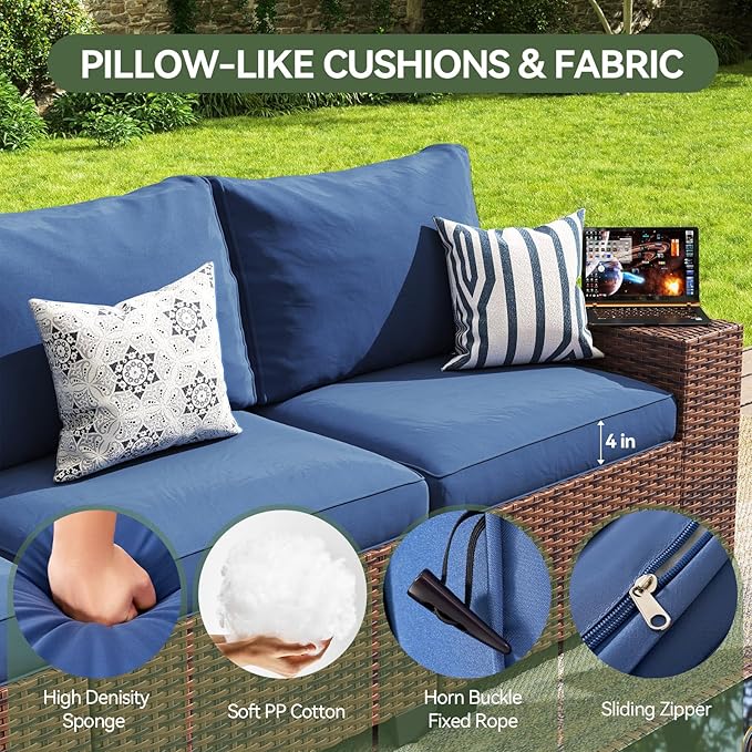 Aoxun Outdoor Patio Furniture Set - Image 4