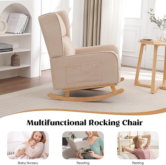 HCHAIRH Nursery Rocking Chairs, Rocking Chair Nursery - Image 7