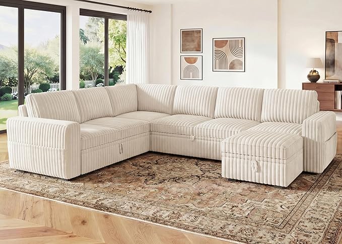 HONBAY Modular Sectional Sleeper Sofa - Image 7