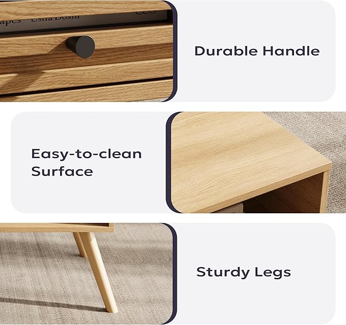 Furnify Mid Century Modern Coffee Table, CoffeeTable - Image 5