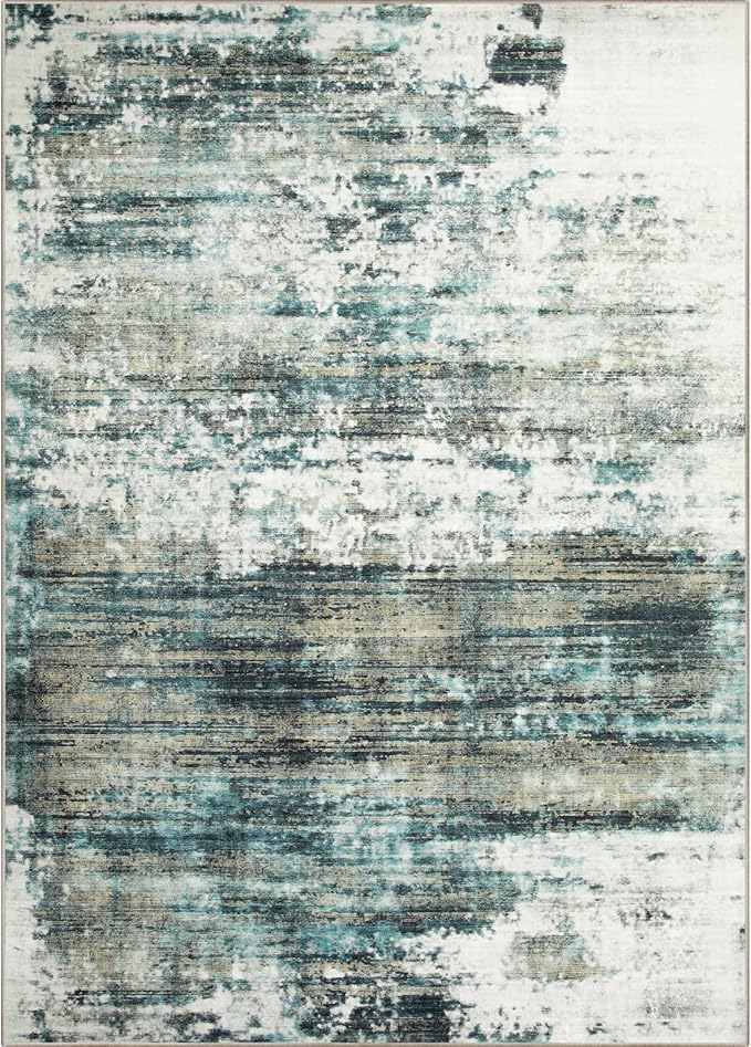 8x10 Area Rugs Washable Rug: Large Modern Abstract Living Room Rug Soft - Image 8