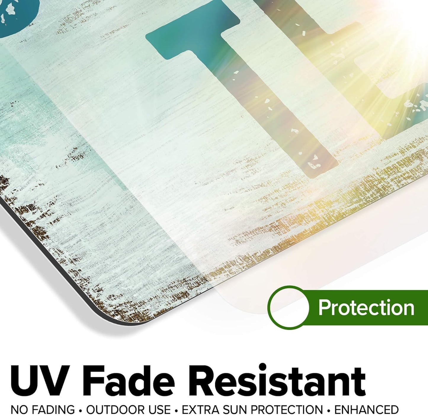 Custom Sign, Custom Street Sign, 11 Font Colors, 13 Font Styles, 4 Hole Options, 22 Sizes, 12x18 Inches, Rust Free DiBound, Fade Resistant, Made in USA by My Sign Center (Shabby Chic)