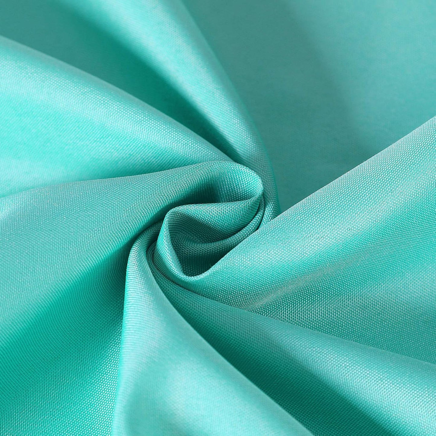 Cupuamon Square Tablecloth 52x52 inch Washable Polyester Fabric Table Cloth for Wedding Party Dining Banquet Decoration（52x52,Turquoise）