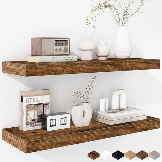Fun Memories 24 Inch Floating Shelves by FunMemories