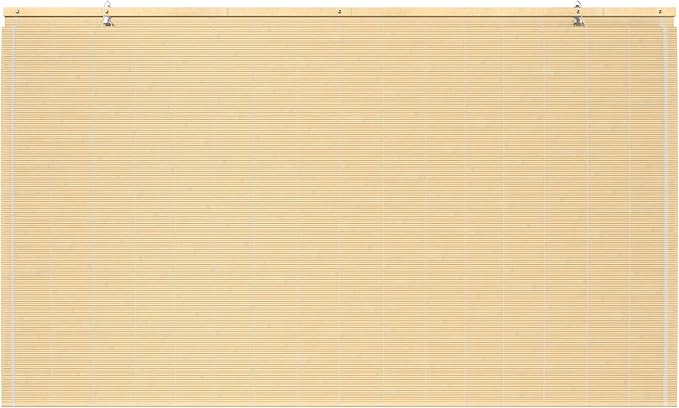 Red Lantern Matchstick Cordless Window Shade - Image 6