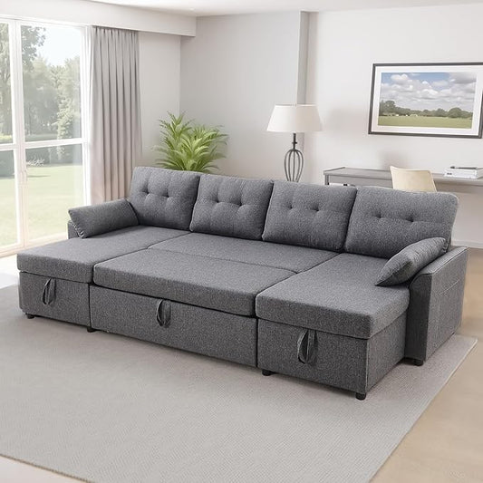 VEVOR U Shaped Sofa Bed, Convertible Sofa Bed by VEVOR