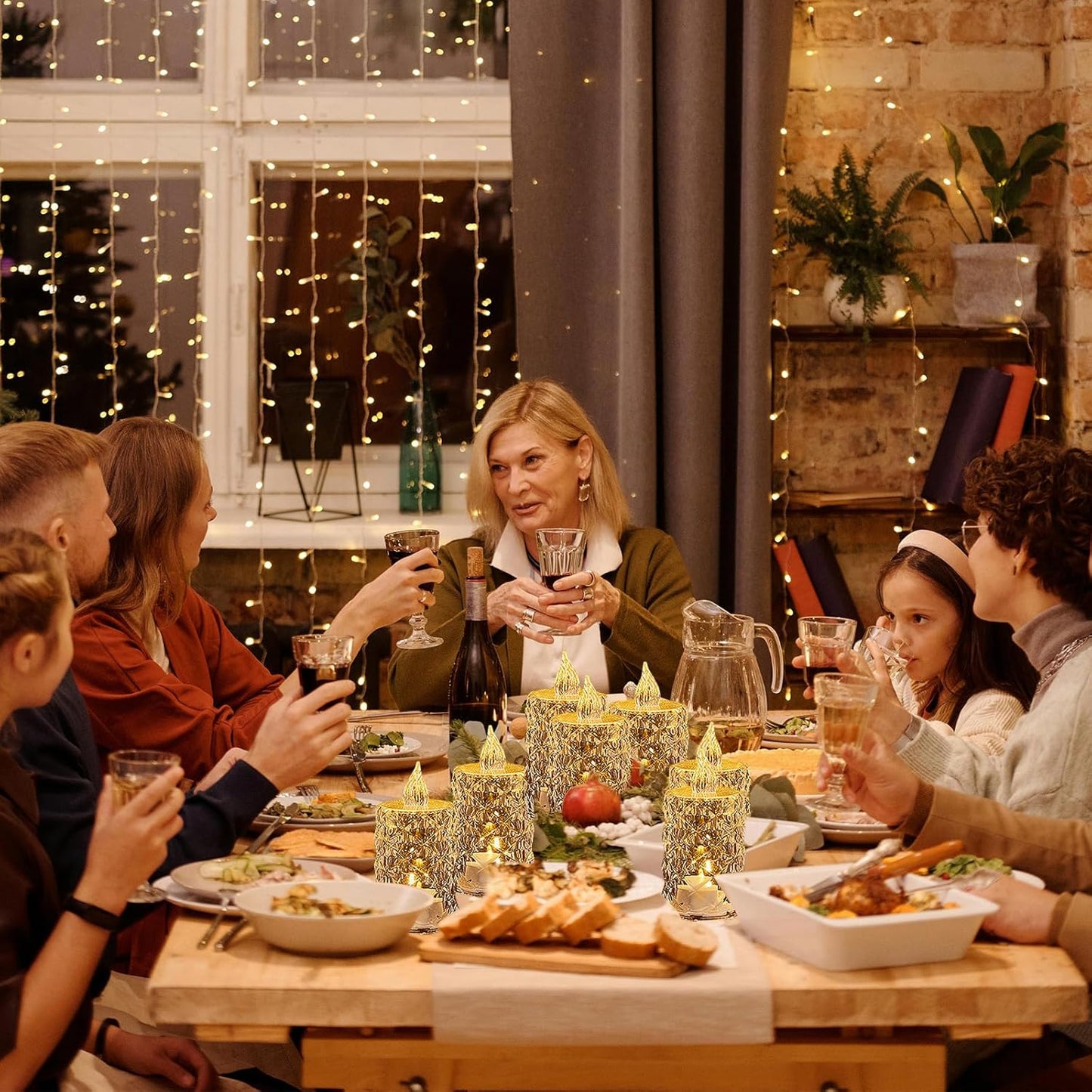 12-Pack Tea Lights Candles Battery Operated,Realistic Flicker & 200+ Hour Runtime - for Centerpieces, Weddings, Halloween, Christmas Decorations & Home Decor