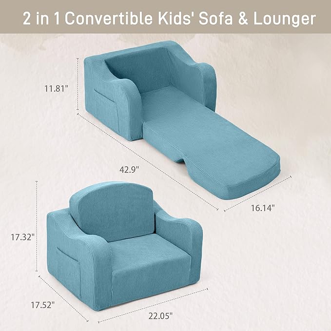 aodisman Thick Comfy Toddler Chair and Couch - Image 3
