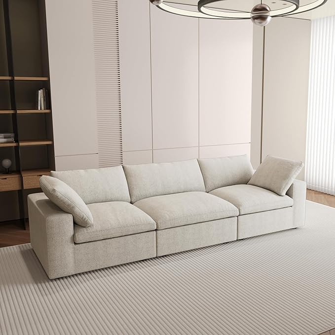 JACH 3-Seater Cloud Modular Sectional Couches, Convertible Couch, Cushion - Image 5