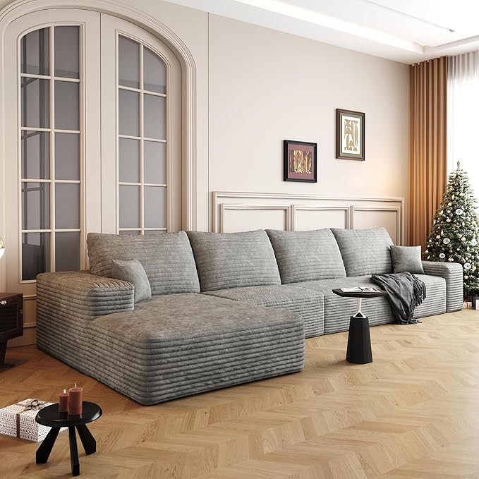 AUGOP 136" Sectional Couches for Living Room Modern Modular Sofa - Image 6